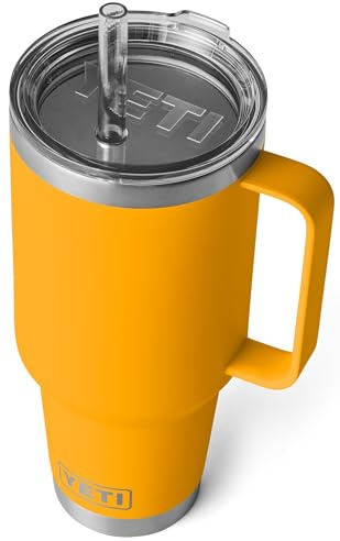 YETI Rambler Straw Mug, Stainless Steel Vacuum Insulated Mug with Stronghold Lid, Beekeeper, 42 oz (1.2 l)