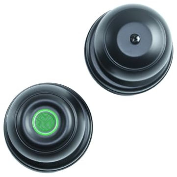 Serrure Connectée, Tuya – Poignée De Porte Intellinte À Empreintes Digitales, Serrure Intellinte Avec Télécommande APP, For Chambre À Coucher, Bureau, Appartement, Serrure Sphérique À Langue,pour cha