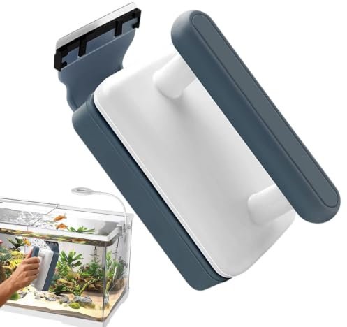Magnetisk Akvarierengörare Kraftfullt Magnetiskt Dubbelsidigt Ergonomiskt | Akvarierengörare För Grus, Sköldpadda, Betta, , Akvatiskt Fönster, Mörkt Hörn Och