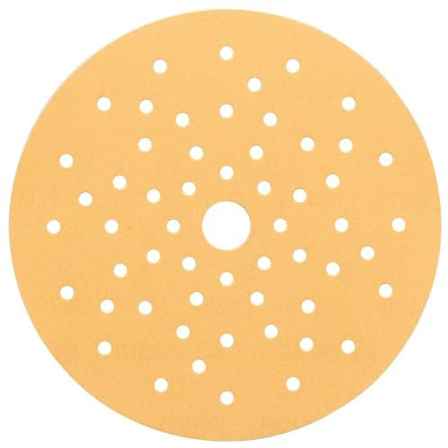 Bosch Professional Schleifblatt für Exzenterschleifer Holz und Farbe (5 Stück, Ø 150 mm, Körnung 40, C470), Beige, 2608608X81