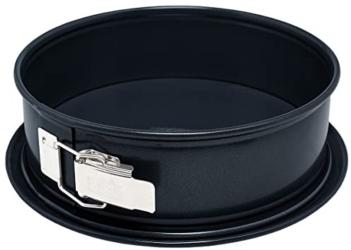 Birkmann, Premium Baking, Springform Ø 28 cm, runde, auslaufsichere Kuchenform, aus Emaille, beste Antihaftbeschichtung, mit Edelstahlverschluss, PFOA-frei, mit 9 cm extra hohem Rand, 882027