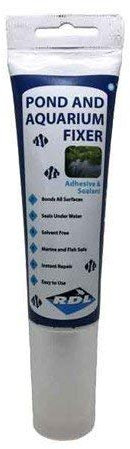 RDL Pond & Aquarium Fixer 80ml Tube Adhesive Sealant Glue Black Waterproof Bond