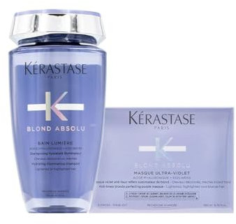 Kerastase Blond Absolu Bain lumiere 250ml + Masque ultra violet 200ml