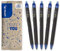Pilot – 5er-Set Frixion Point Clicker – Tintenroller 0.5 mm mit löschbarer, thermosensitiver Tinte – 5x Blau – Tintenroller mit feiner Spitze – nachfüllbar – Zauberstift, 1 Stück (5er Pack)