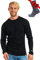 Merino.tech Merino Wool Base Layer Men - 100% Merino Wool Long Sleeve Thermal Shirts Heavyweight (Large, 320 Black)
