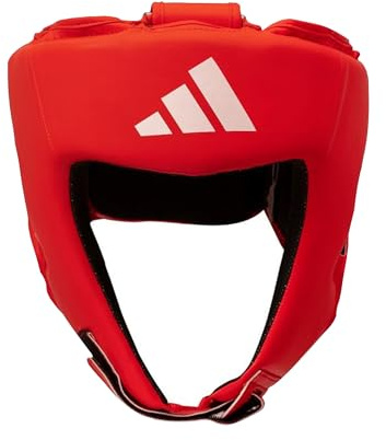 Adidas IBA Style Boxning Huvudskydd för träning, svart, röd, blå