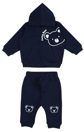 Prénatal, Completo Tuta Neonato Non Felpata, Pantalone Lungo e Felpa in Morbido Cotone, Abbigliamento Bambino