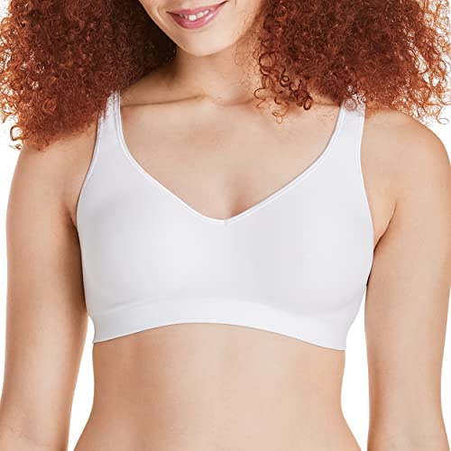 Hanes Women's Comfort Evolution Bra, White, X-Large