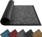 Mibao Fußmatte für Innen & Außen, 90x120cm Schwarz Grau Fußmatten, Dauerhaft Waschbar Fussmatte, Schmutzfangmatte rutschfest für Eingangsbereich, Türmatte mit Naturkautschukrücken