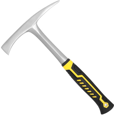 Welding Chipping Hammer 14oz High Carbon Steel Welding Chipping Hammer Heavy Duty Slag Removal Tool with Ergonomic Grip for Weld Metal Cleaning Workshop and DIY Projects