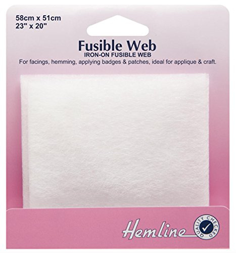 Hemline H760 | stryk på fusible Web | 58 x 50 cm (23 x 20 tum)