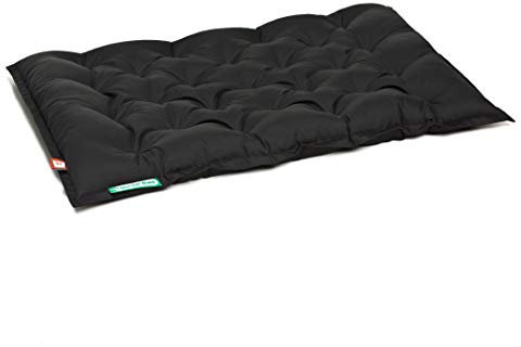 Doctor Bark Hundekissen Urban - orthopädisches Hundebett für große Hunde - waschbar bis 95°C - robuste Indoor/Outdoor Hundematratze - Made in Germany (XL - 90x70 cm, Schwarz)