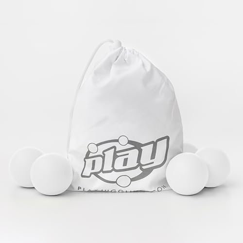 Play Juggling - QUINTETTO Jonglierbälle Modell MMX - Weiß, 110 g, 62 mm