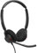 Jabra Engage 50 II - Micro-casque filaire stéréo, ultra-léger à 3 micros avec réduction de bruit intelligente et câble USB-A - Fonctionne avec les plateformes UC telles que Zoom & Unify - Noir