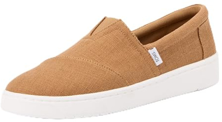 TOMS Tenis Trvl Lite Alpargatapara Hombre, Lona Toffee Heritage, 39 EU