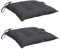 vidaXL Cuscini per Sedia 2 pz Antracite 40x40x7 cm in Tessuto Oxford