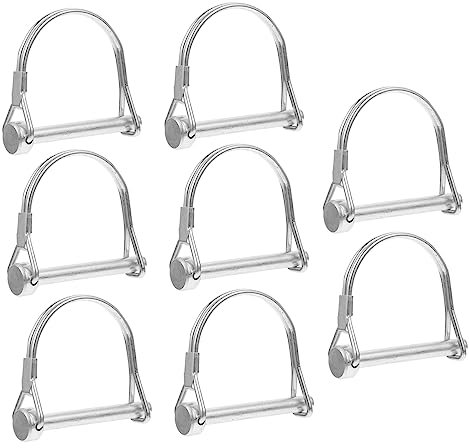 CIYODO 8pezzi Perni Di Bloccaggio Albero Perni Sgancio Rapido Di Posizionamento Durevoli Per Rimorchi Acciaio Al Carbonio Resistente Alla Facile Da Installare e Usare