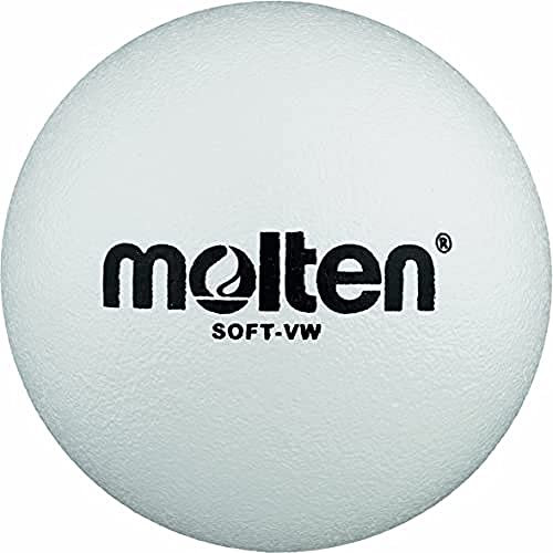 Molten Softball Volleyball Soft-VW, Weiß, Ã˜ 210 mm Ball, Ø