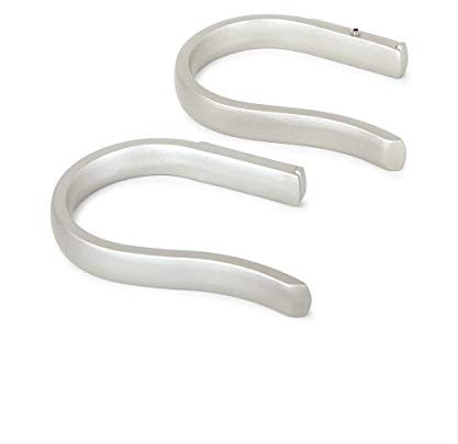 Umbra Twilight Basic Curtain Holdback, Nickel, Set of 2,5 x 4.8 x 2.8 inches