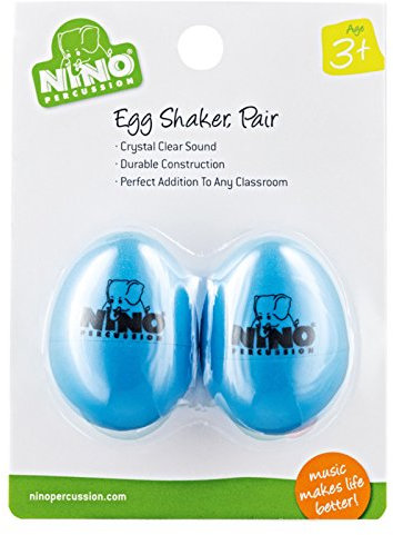 Meinl Egg Shaker Set NINO540SB-2, Sky Blue, 2 pcs - Shaker