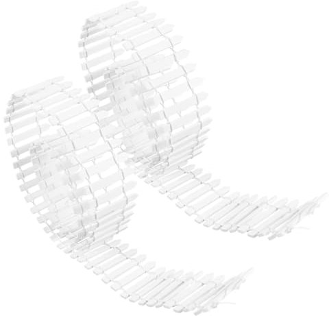 Sosoport Miniatur-landschaftszaun 2 Sätze 5 cm Kleiner Lattenzaun Aus Holz Mini-Zaun Für Sandtisch