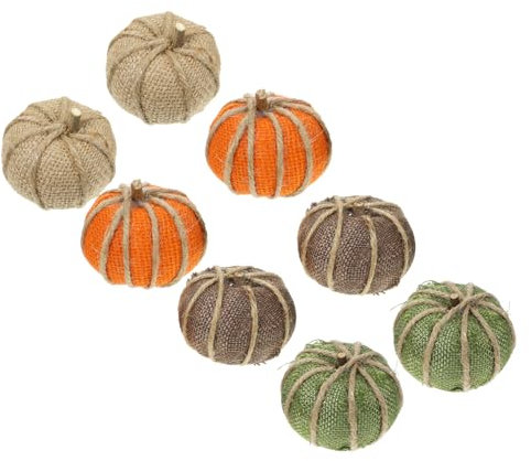 Alipis 8st Gefälschter Kürbis Aus Schaumstoff Mini-Schaum-kürbisse Künstliche Kürbisse Zierkürbis Ernten Künstliche Kürbisfigur Lebensechte Simulationskürbisse Simulierte Kürbisse Leinen-