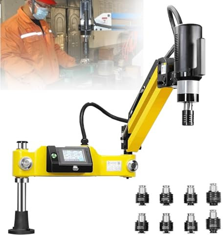Roscadora Voladiza M3-M16, Roscadora EléCtrica Cnc, Roscadora Universal De 360 ​​°, DiseñO De Pantalla TáCtil, Radio De Trabajo De 1 Mm, Roscadora EléCtrica De 0-312/Rpm