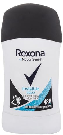 6er Pack - Rexona Women Antitranspirant Deodorant Stick - Invisible Aqua - 40ml