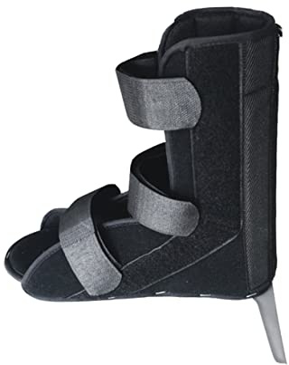 Holibanna Breathable Ankle Stabiliser Boot for Sprain Rotation Foot Support Shoes Black Comfortable Durable Design for Joint Rehabilitation