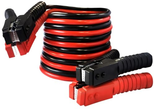 BUGUUYO Cavi Avviamento Batteria Auto con Morsetti Isolati in Gomma per Auto Suv e Camion Cavi Booster Professionali Resistenti e Stabili per Emergenze