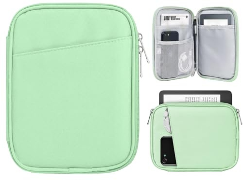 TiMOVO Housse Sac de 6-7 Pouces pour Liseuse, Agave Vert | Housse de Protection avec Pochette pour Paperwhite/Colorsoft Signature Edition/Oasis & Kobo Liseuses