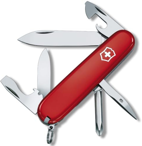 Victorinox Schweizer Taschenmesser, Tinker, Multitool, Swiss Army Knife mit 12 Funktionen, Klinge, Schraubendreher 3 mm
