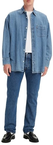 Levi's 501 Original Fit Vaqueros, Stonewash, 40W / 32L para Hombre