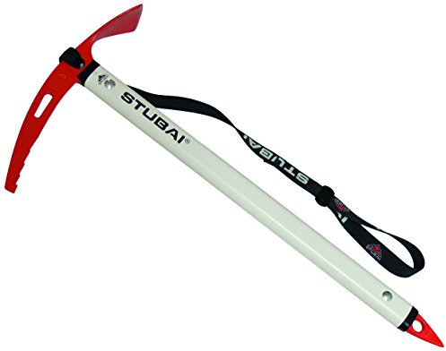 Vit stjärna Stubai sport isyxa utan grepp med handledsögla – vit, 66 cm