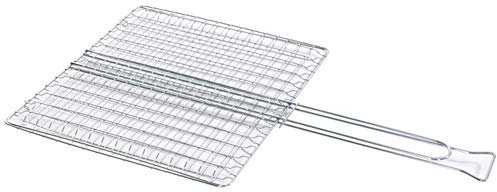 VERDELOOK Griglia di Cottura per Barbecue in Acciaio Inox Senza Piedini, 40x45 cm