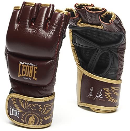 LEONE 1947, Guanti MMA Legionarivs Ii Guanti MMA, Unisex – Adulto, bordeaux, M, GP102
