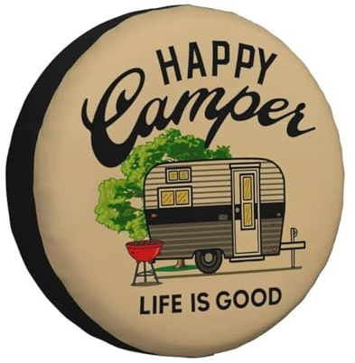 Spare Tire Cover Weatherproof Universal Wheel Protectors for RV Camper Travel Trailer SUV Truck 14 Inch