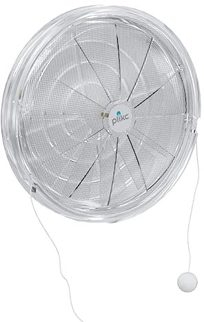 Plikc - Aeratore a ventola per vetri con apertura e chiusura (Con retina antinsetti foro 160)