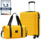 COOLIFE Handgepäck Koffer, Trolley Handgepäck 55x40x20 und Handgepäck Tasche 30L(45×36×20cm) für Ryanair Handgepäck mit 4 Spinner-Rädern, Teleskopgriff, TSA-Schloss, Leichter Handgepäck Set