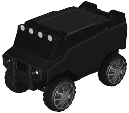 Black with Black Lid Rover Cooler | 30 can Capacity | Rechargeable Battery