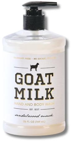 San Francisco Soap Company Goat Milk Hand And Body Wash | Sandalwood Musk | Dye-Free Body Wash And Hand Soap | Enriched With Nourishing Goat Milk | Unisex Fragrance | 25.5 Fl Oz
