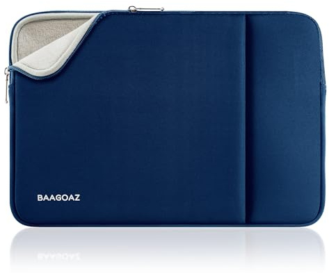BAAGOAZ Funda Portátil 11-13 Pulgadas para MacBook, Ordenador, Azul Marino | para MacBook Neo/Pro/Air 13/13,3/13,6 2026-2018 Modelos A3404 A18 Pro A3449, 11,6 Ordenador Portatil PC Laptop Chromebook