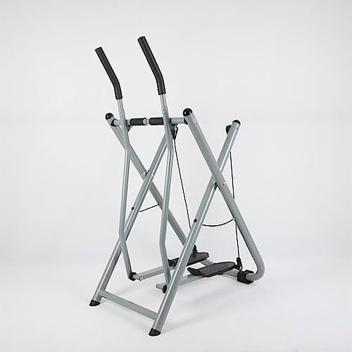 Elliptisk crosstrainer motionscykel, dubbel tränare för hemmagym konditionsträning, platsbesparande fitnessutrustning