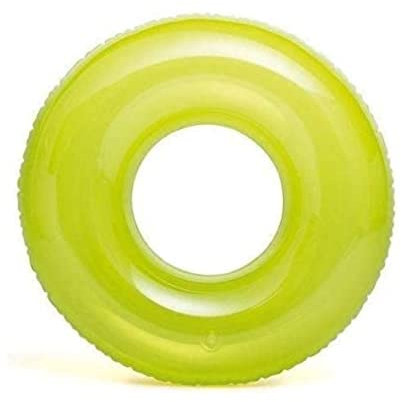 Intex 59260NP - Aufblasbarer Schwimmring Transparent Farblich Assortiert, Vinyl, Mehrfarbig, 76 cm