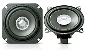 Pioneer TS-1001 - 10 cm Dual Cone Speaker – 110 Watt – Connector for Renault/Vauxhall/VW