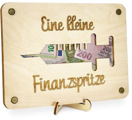 TAKULA Geldgeschenke Verpackung-Finanzspritze Geldgeschenk,Geld Geschenke Ideen Geldgeschenk Mann für Geldgeschenke|Finanzspritze