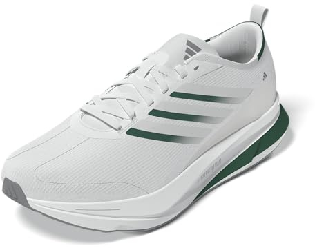 adidas Duramo Sl 2 - Tenis de correr para hombre, UE, Blanco, blanco, verde universitario, 38 2/3 EU