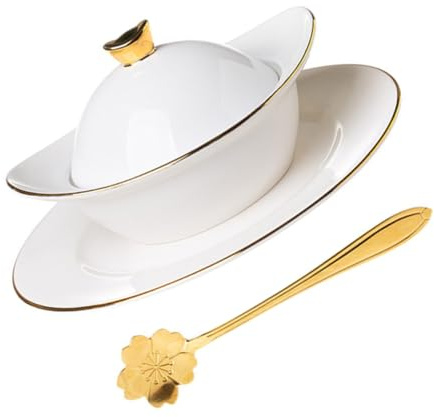 MAGICLULU 1 Ensemble De Tasses Nid D'Oiseau Plateau En Acier Inoxydable Bol À Fruits Pot À Œufs À La Vapeur Fruits + Bol Bol De Rangement Cubilose Braisière Avec Couvercle Bols À Soupe Avec