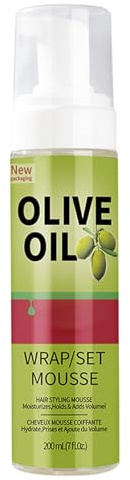 Olive Oil Styling Mousse,Hair Styling Curling Mousse,Natural Moisturizing Hair Mousse