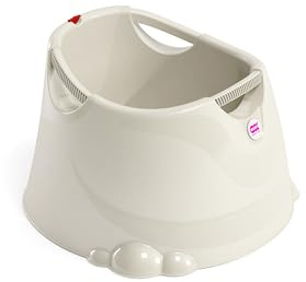 OKBABY Oplà - Baignoire Large pour Nouveau-né 12-36 Mois (25 kg), dans la Douche ou en Plein Air - Blanc